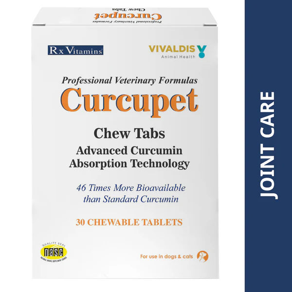 Vivaldis Curcupet (Curcumin) for Dogs & Cats (pack of 30 tablets)