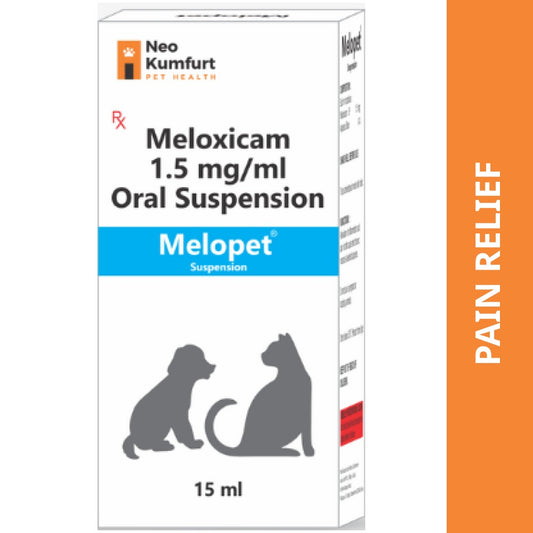 Neo Kumfurt Melopet (Meloxicam) Oral Suspension for Dogs and Cats (15ml)