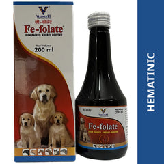 Venkys Fe Folate Syrup for Dogs and Cats (200ml)