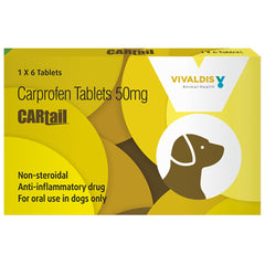 Vivaldis Cartail (Carprofen) 50mg Tablet for Dogs