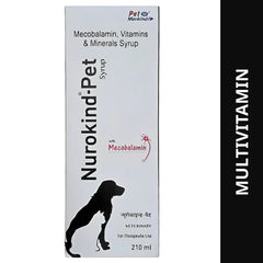 Mankind Nurokind Pet Syrup Multi Vitamin Supplement for Dogs and Cats (210ml)