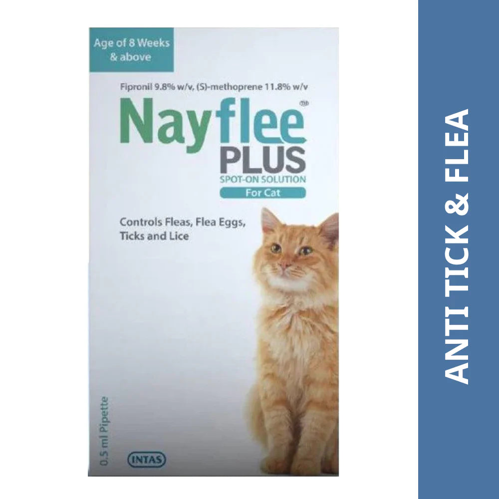 Intas Nayflee Plus Tick & Flea Spot On Cat
