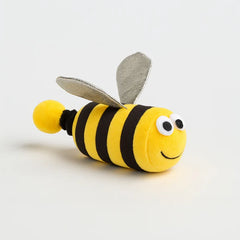 Talking Dog Club Shake a Bee Vibrating Catnip Toy for Cats (Yellow and Black)