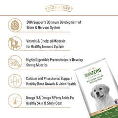 Signature Grain Zero Real Chicken, Egg and Vegetables Puppy Dog Dry Food