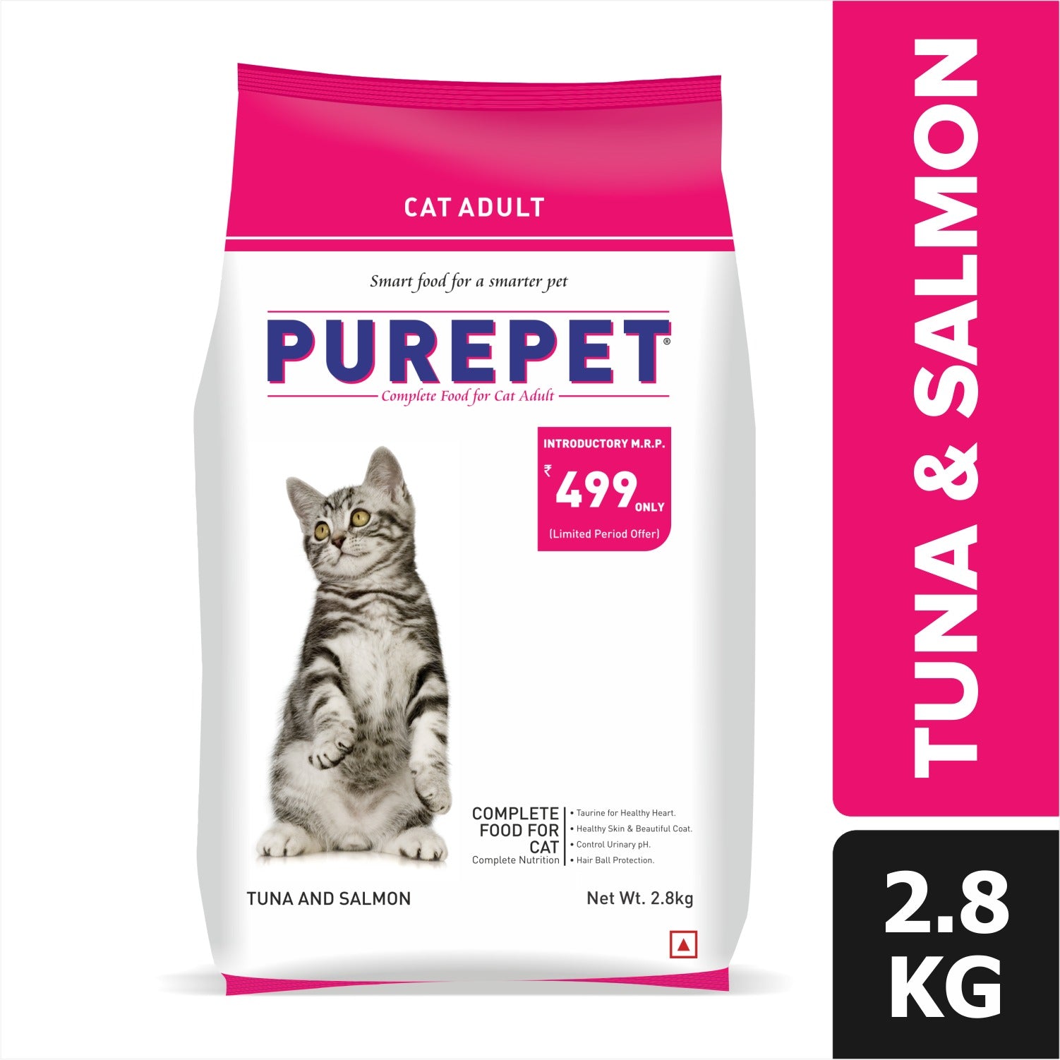 Purepet Tuna and Salmon Adult Cat Dry Food