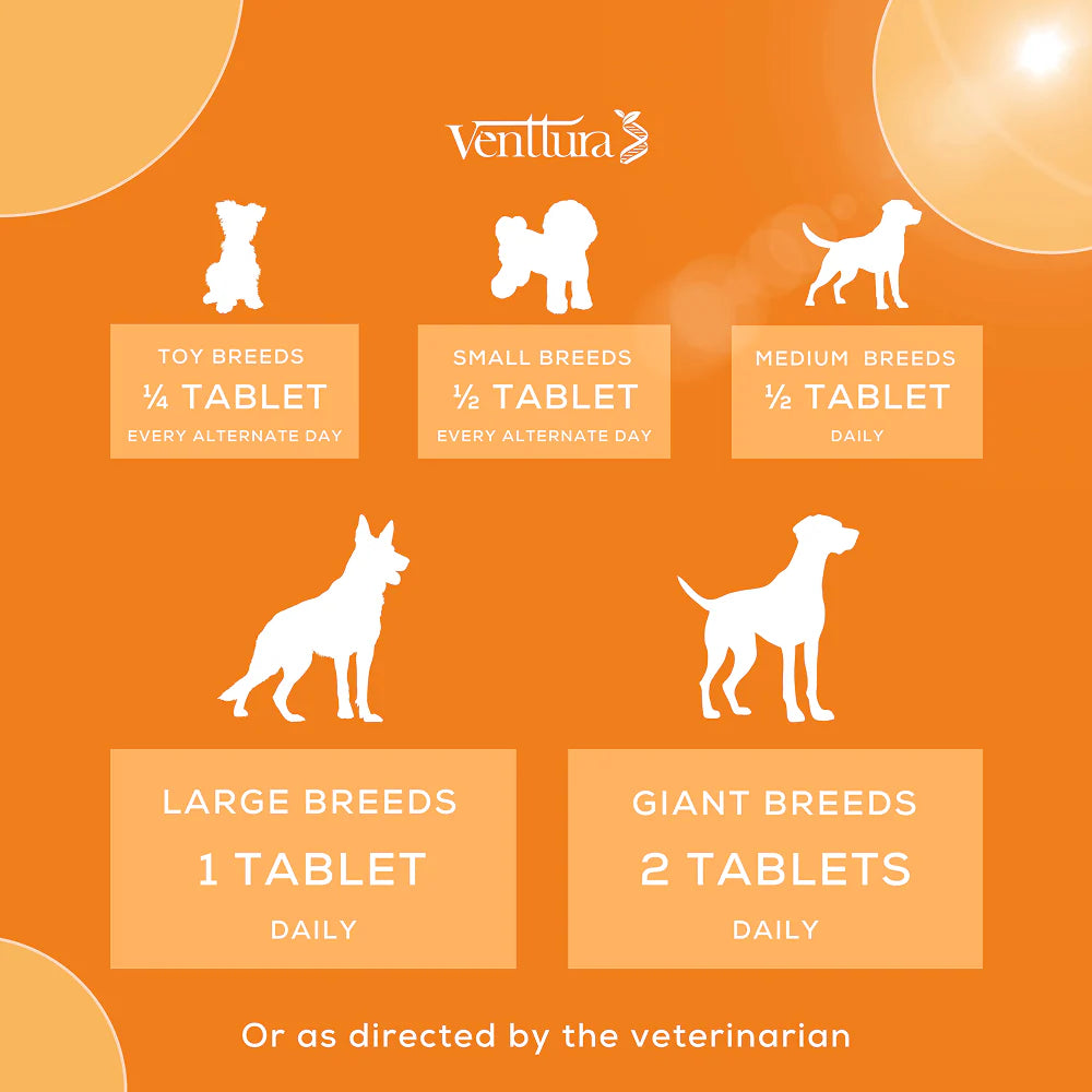 Venttura Nutri Plus Pro Multi Vitamin Chewable Tablets for Dogs