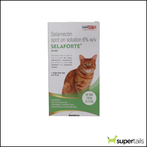 Savavet Selaforte (Selamectin) Tick and Flea Control Spot On for Cats