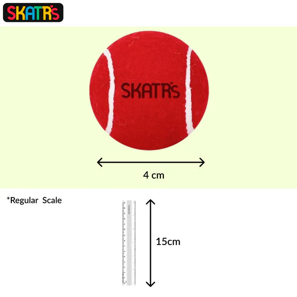 Skatrs Tennis Ball for Dogs and Triple Ring Rope Chew Toy for Dogs and Cats Combo