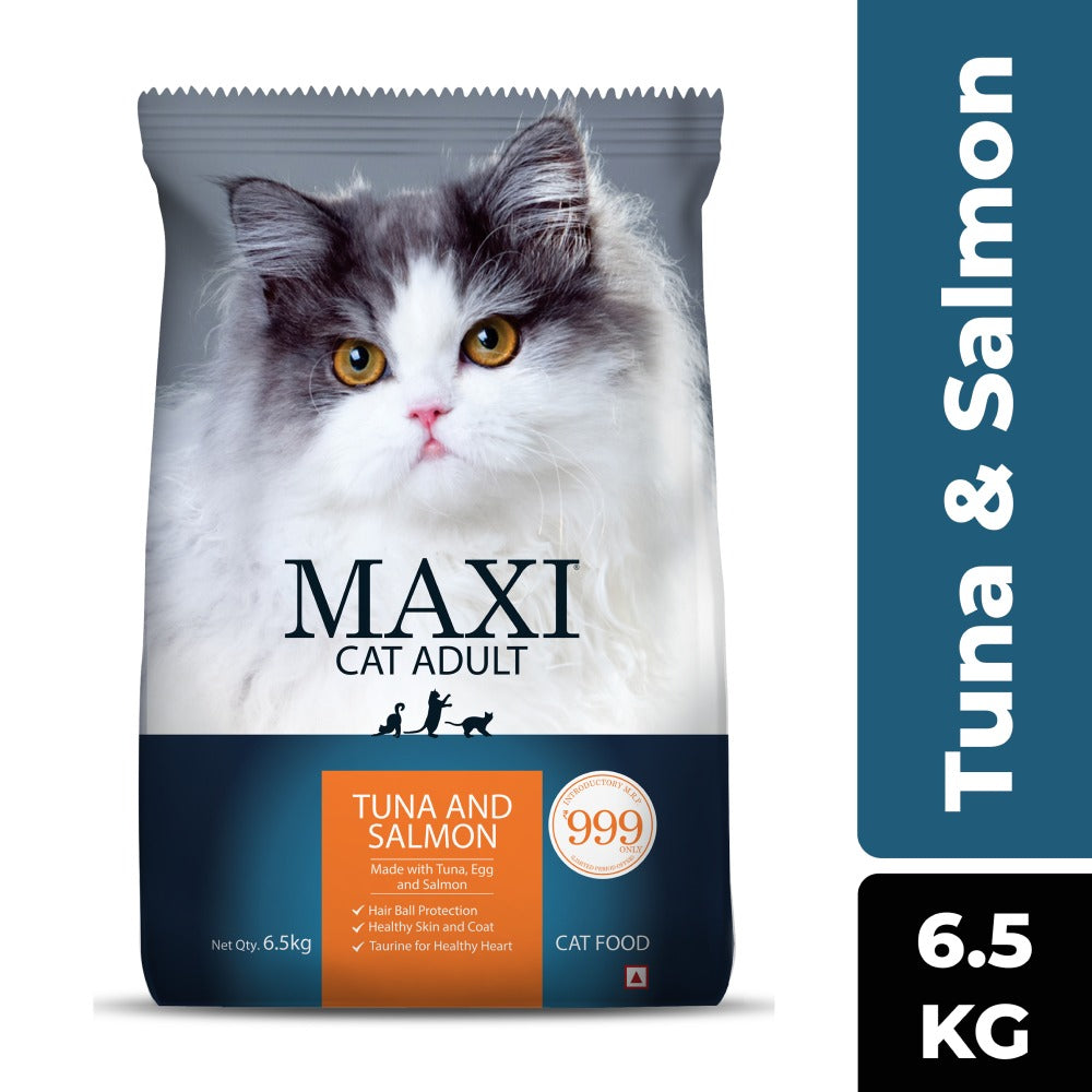 Maxi Adult Tuna & Salmon Adult Dry Cat Food