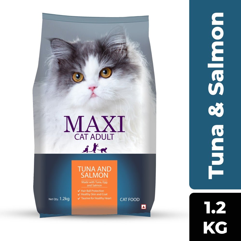 Maxi Adult Tuna & Salmon Adult Dry Cat Food
