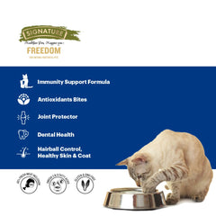 Signature Freedom Fish, Chicken and Peas Recipe Kitten Dry Cat Food