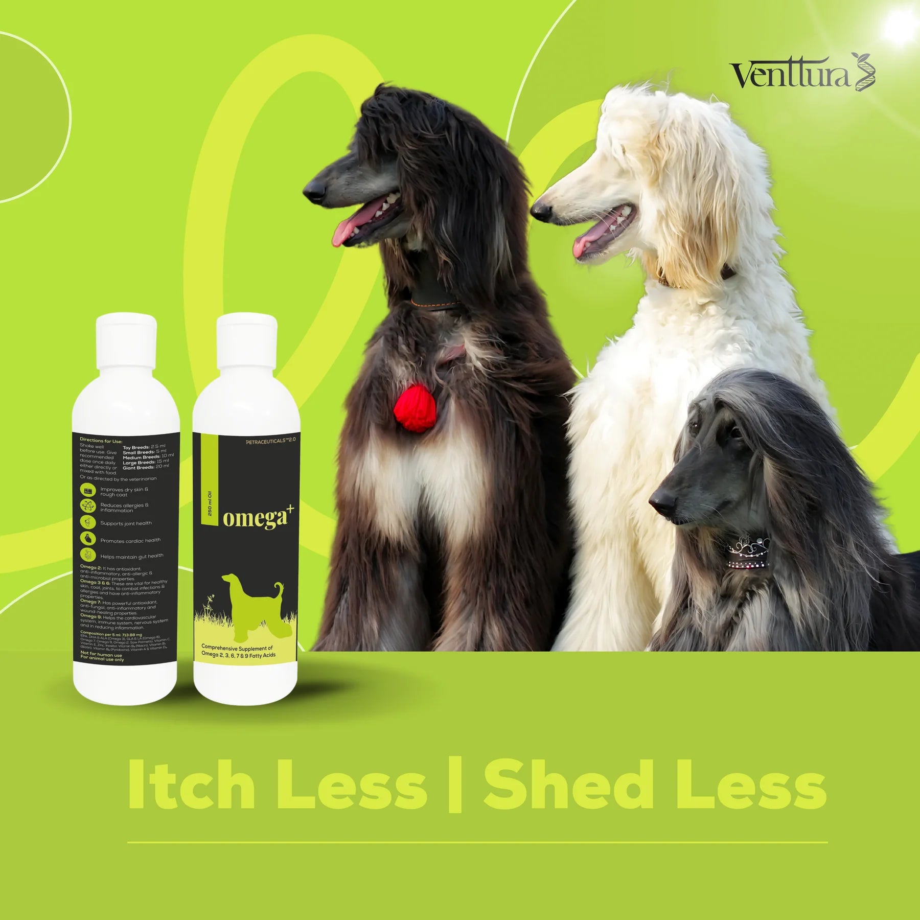 Venttura Omega 3 Plus Skin & Coat Syrup for Dogs
