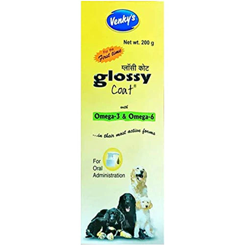 Venkys Glossycoat Omega 3 + Omega 6 for Dogs