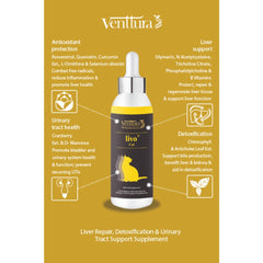 Venttura Liver Repair, Support Recovery & Recuperation Supplement for Cats