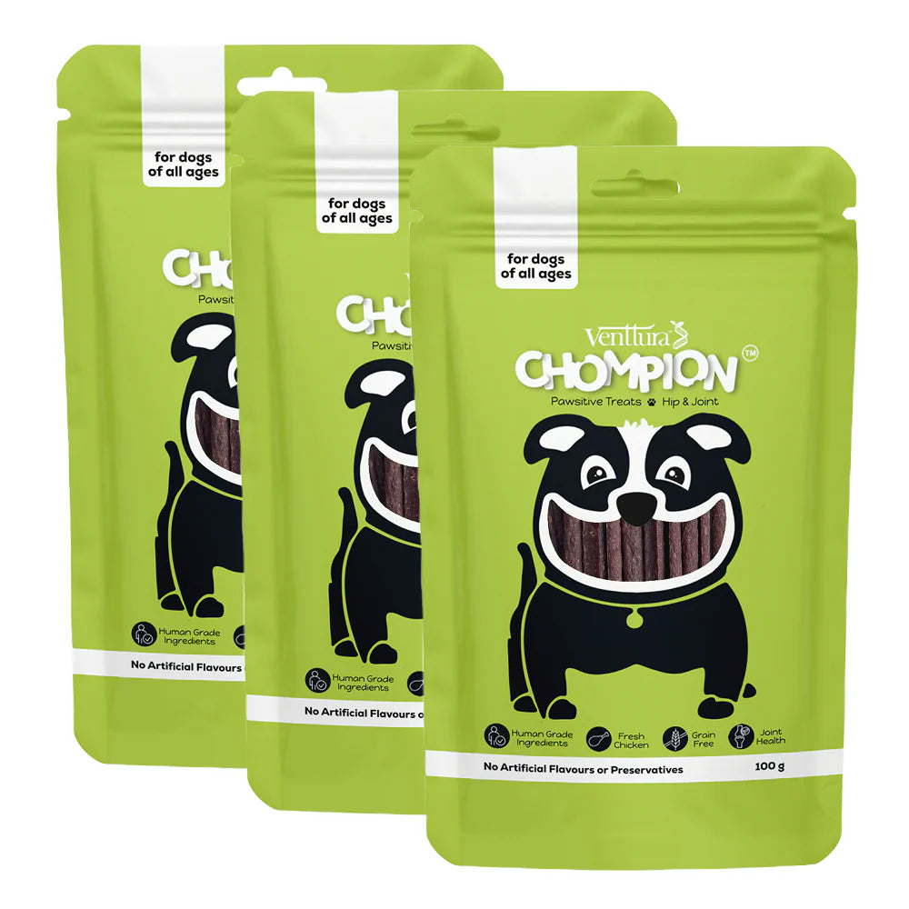 Venttura Chompion Pawsitive Hip & Joint Dogs Treats