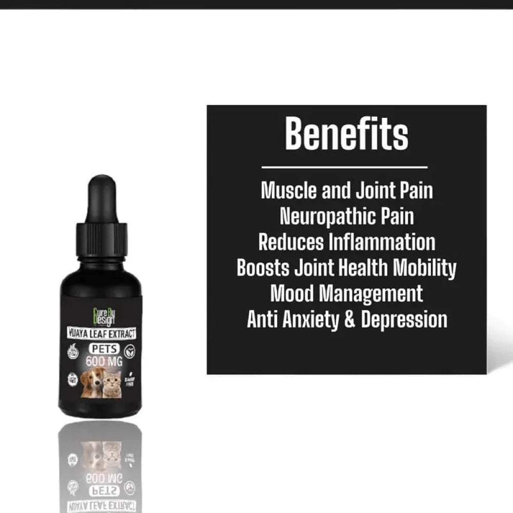 Cure By Design CBD 600mg Full Spectrum Hemp Oil for Pets