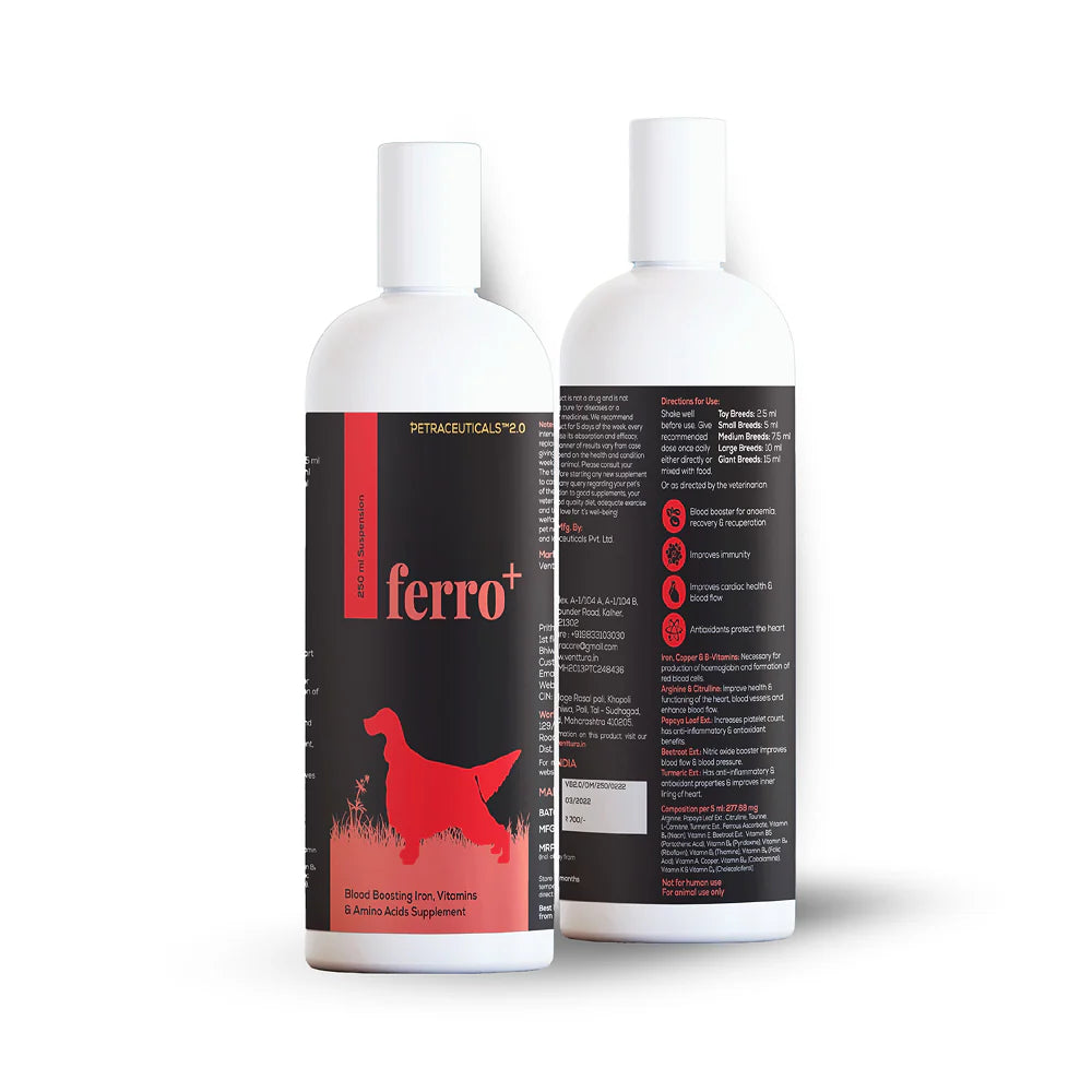 Venttura Ferro Plus Iron Supplements Syrup for Dogs