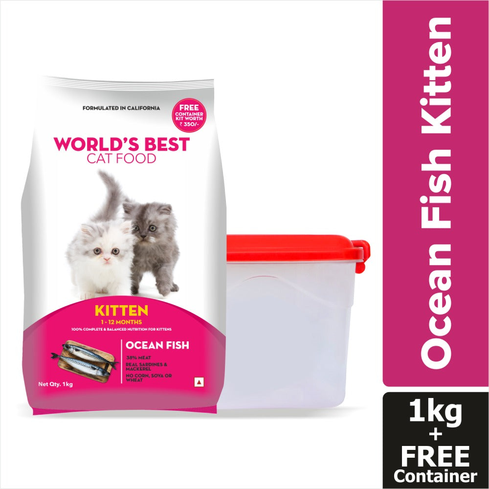 World's Best Cat Food Ocean Fish Kitten Dry Food
