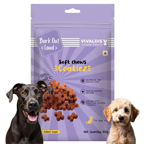 Bark Out Loud Coatiez Soft Chews Dog Treats