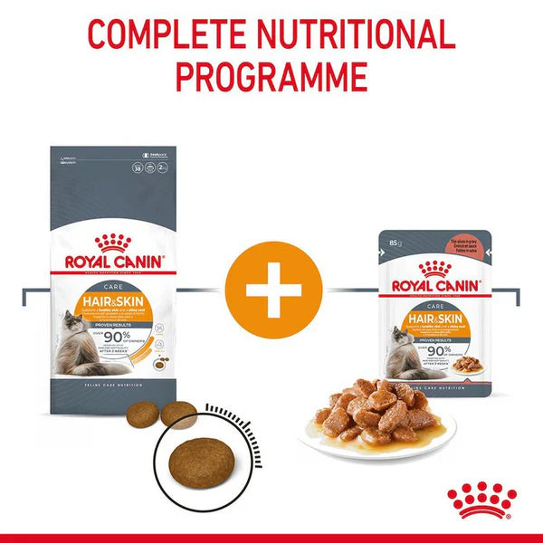 Royal Canin Hair & Skin Care Adult Gravy Cat Wet Food