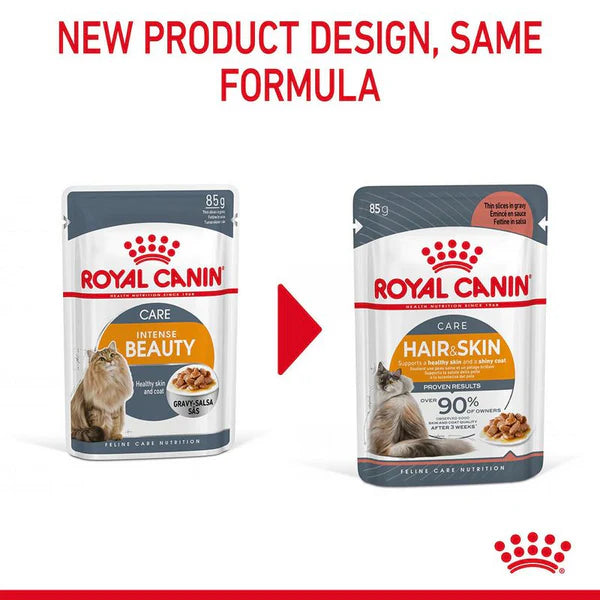 Royal Canin Hair & Skin Care Adult Gravy Cat Wet Food