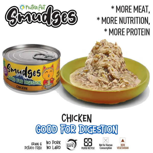 Smudges Chicken Flakes in Gravy Adult Cat Wet Food
