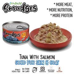 Smudges Tuna Flakes with Salmon in Soft Jelly Adult Cat Wet Food