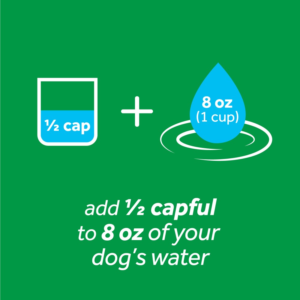 Tropiclean Advanced Whitening Oral Care Water Additive for Dogs