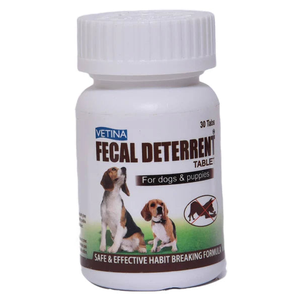Vetina Fecal Deterrent Tablet for Dogs (30 tablets)