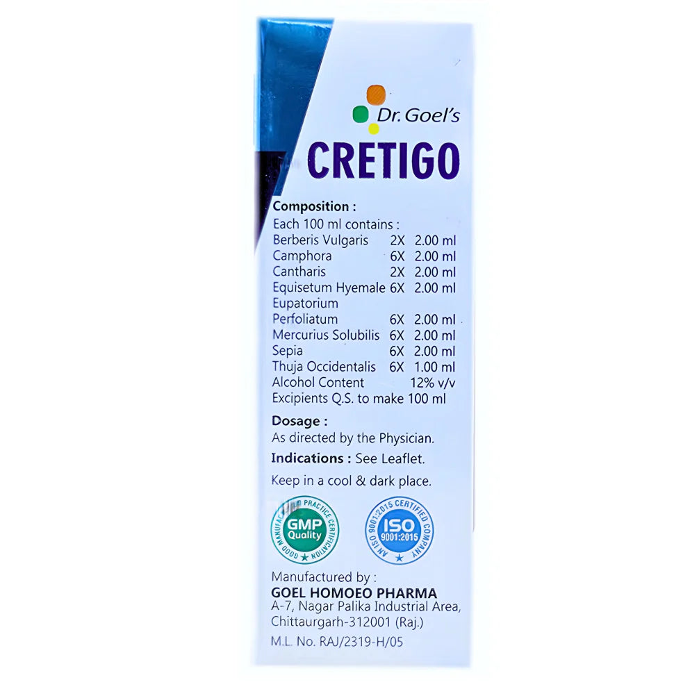 Dr Goel's Cretigo for Dogs and Cats (30ml)