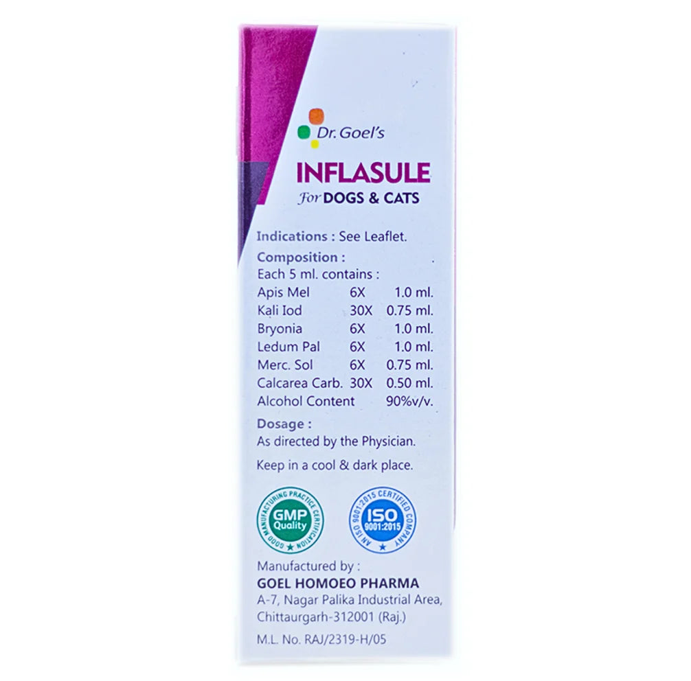 Dr Goel's Inflasule for Dogs and Cats (30ml)