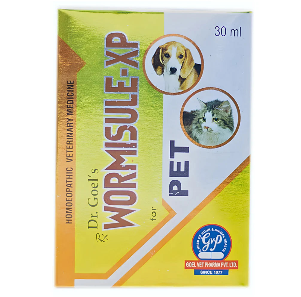 Dr Goel's Wormisule XP Dewormer for Dogs and Cats (30ml)