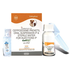 Intas Cefpet Dry Syrup for Dogs and Cats (30ml)