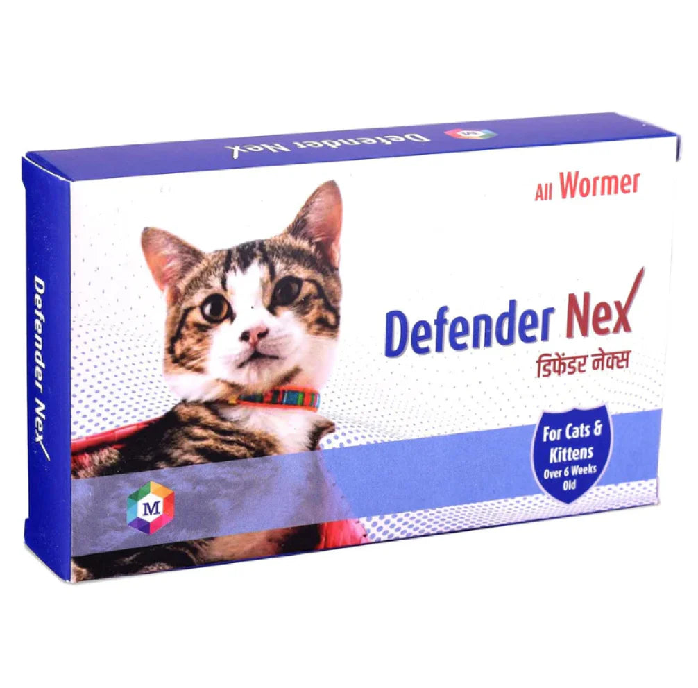Medfly Healthcare Defender Nex Dewormer Tablets for Cats