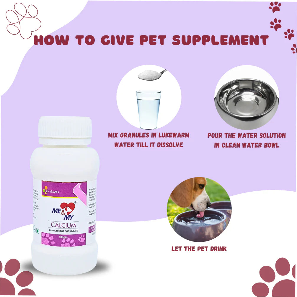 Dr Goel's Me & My Calcium Supplements for Dogs and Cats