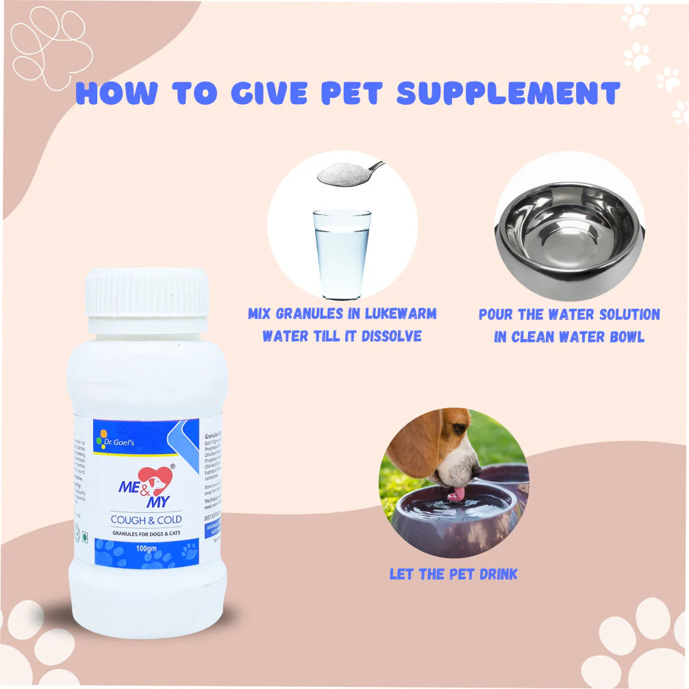 Dr Goel's Me & My Cough & Cold Supplements for Dogs and Cats