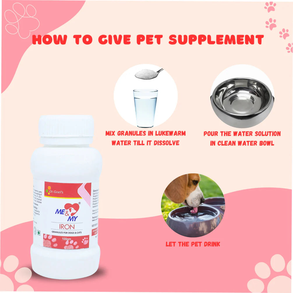 Dr Goel's Me & My Iron Supplements for Dogs and Cats