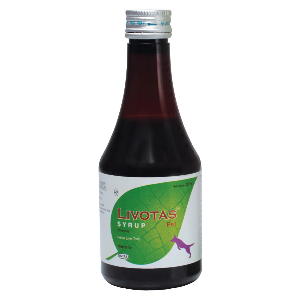 Mankind Nurokind Pet Syrup Multi Vitamin Supplement (210ml) and Intas Livotas Liver Tonic Appetite Booster for Dogs & Cats (200ml) Combo