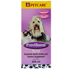 Petcare Provical Pet Calcium Syrup (500ml) and Proviboost Multivitamin Syrup (500ml) Combo for Dogs & Cats