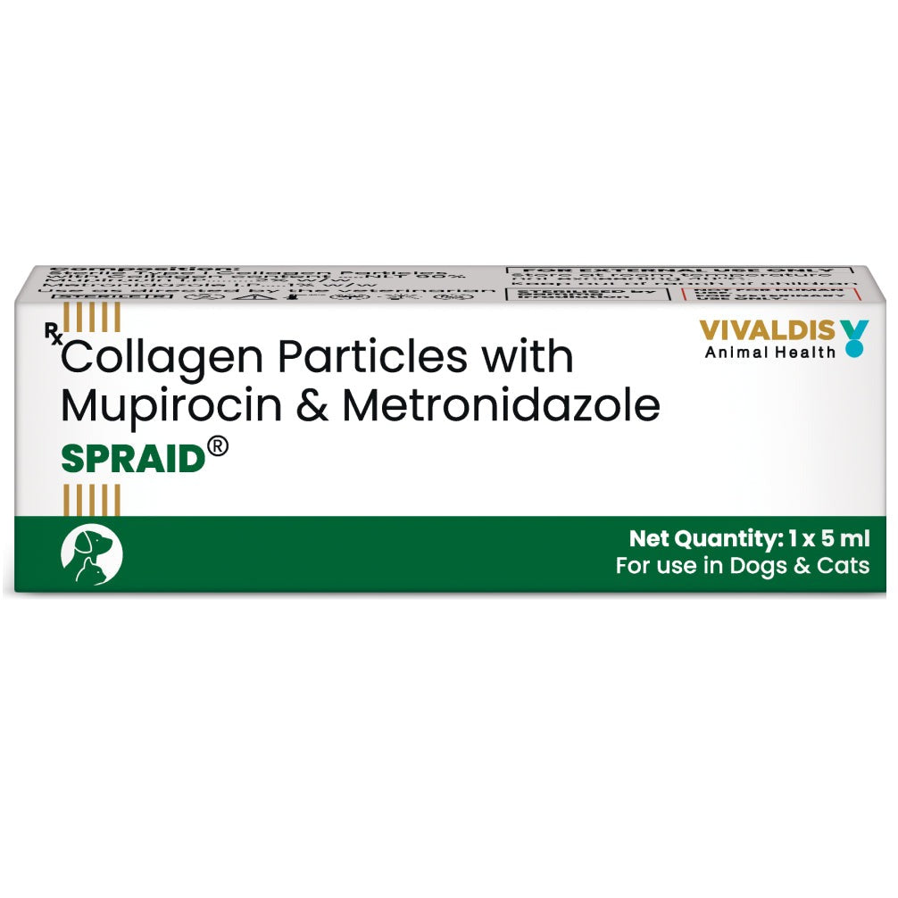 Vivaldis Spraid Wound Powder for Dogs and Cats 5ml