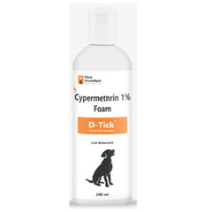 Neo Kumfurt D Tick (Cypermethrin) Tick & Flea Shampoo for Dogs (200ml)