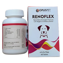 Opus Pet Renoflex Tablet Kidney Support for Dogs (pack of 60 tablets)