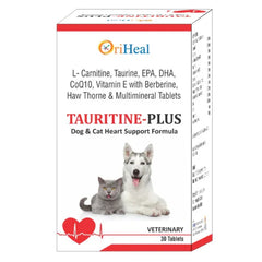 Oriheal Tauritine Plus Tablet Heart Support for Dogs and Cats