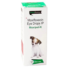 Ek Tek Moxipet K (Moxifloxacin) Eye Drops for Dogs and Cats