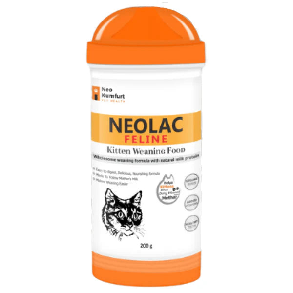 Neo Kumfurt Neolac Feline Weaning Powder for Kittens and Cats (Milk Replacer)