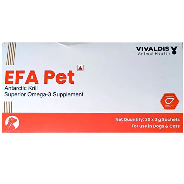 Vivaldis EFA Pet Omega3 Supplement for Dogs and Cats