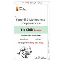 Neo Kumfurt Tik Chik (Fipronil) Anti-tick & flea Spot On for Dogs