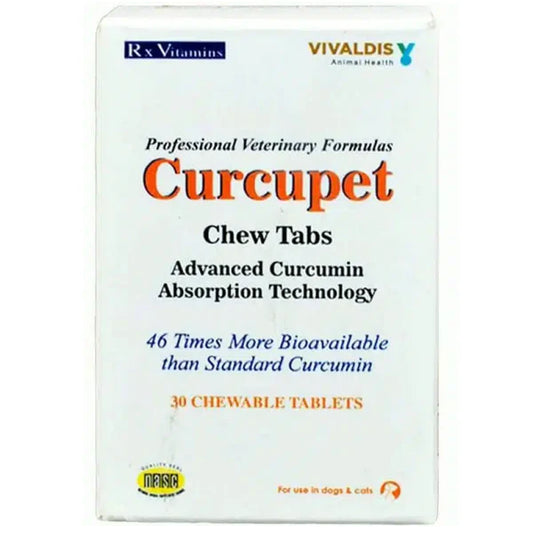 Vivaldis Curcupet (Curcumin) for Dogs & Cats (pack of 30 tablets)