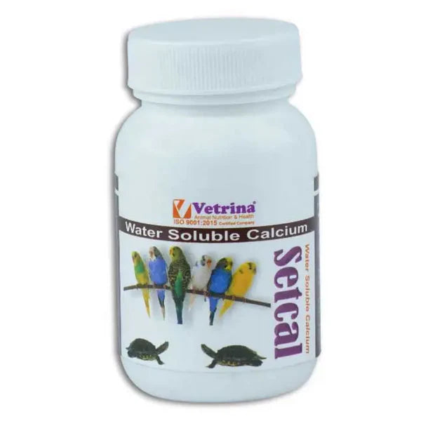 Vetrina Setcal Exotic Powder Calcium Supplement for Birds (125g)