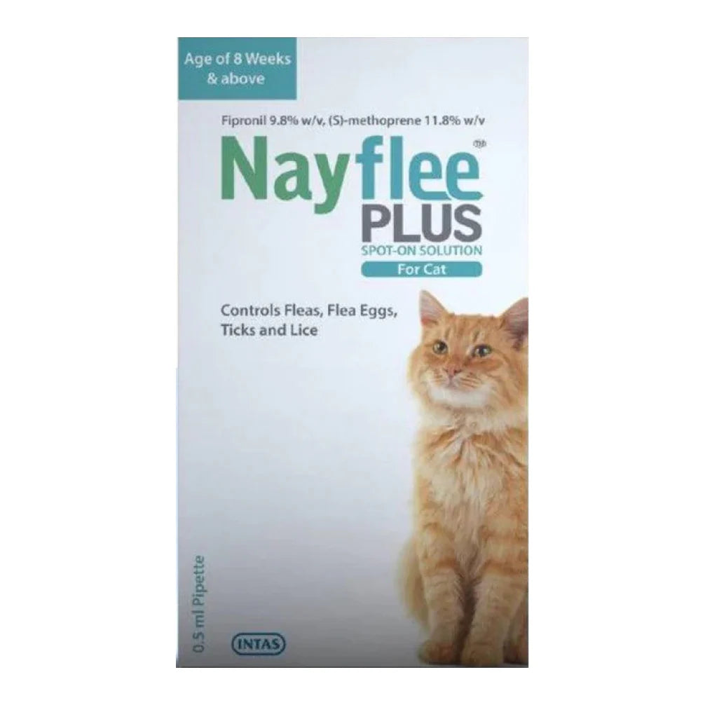Intas Nayflee Plus Tick & Flea Spot On Cat